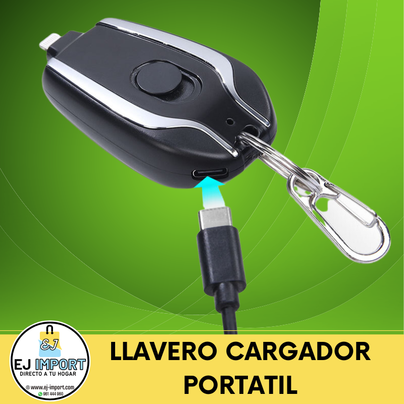 LLAVERO CARGADOR PORTATIL