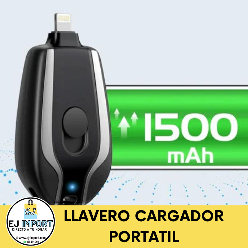 LLAVERO CARGADOR PORTATIL