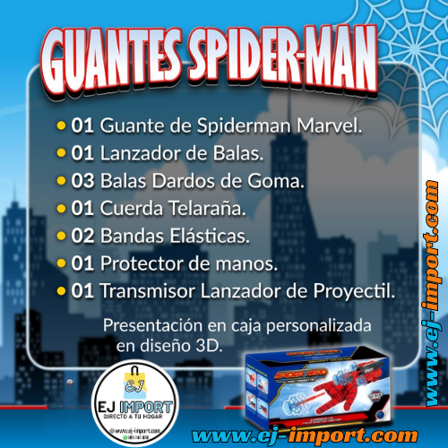 GUANTE SPIDERMAN