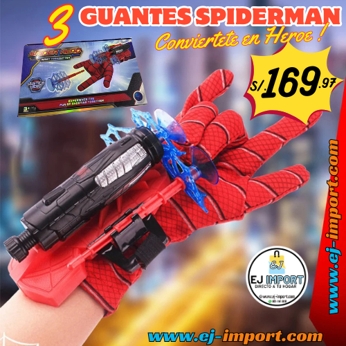 GUANTE SPIDERMAN