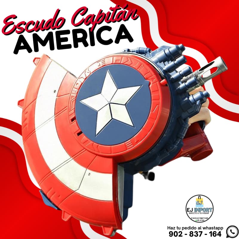 HIDROGEL ESCUDO DEL CAPITÁN AMERICA