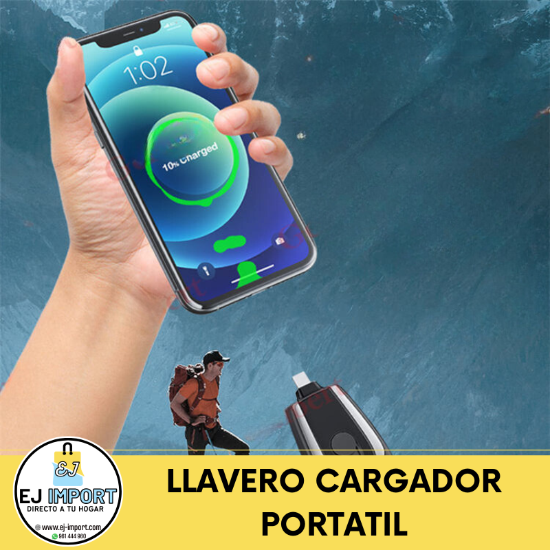 LLAVERO CARGADOR PORTATIL