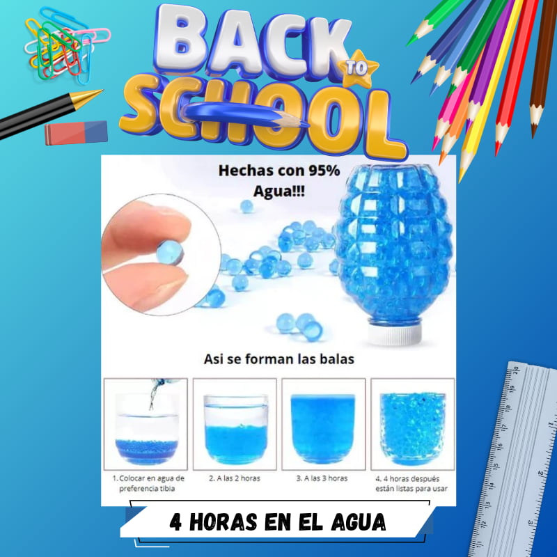 SUPER PACK DE BALAS DE HIDROGEL