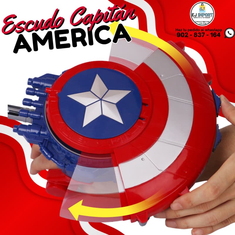 HIDROGEL ESCUDO DEL CAPITÁN AMERICA