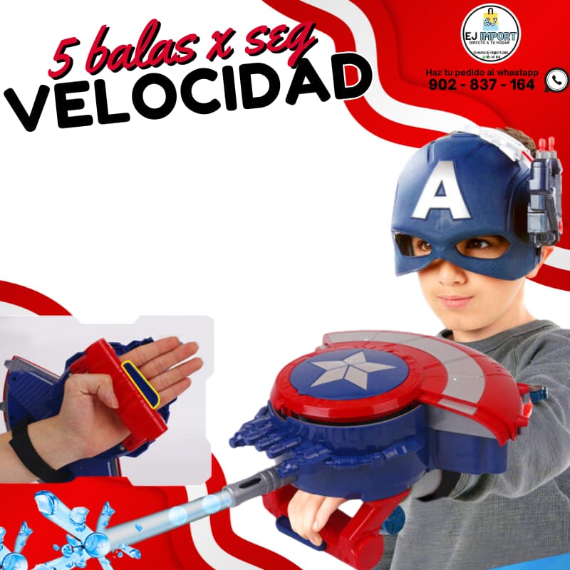 HIDROGEL ESCUDO DEL CAPITÁN AMERICA