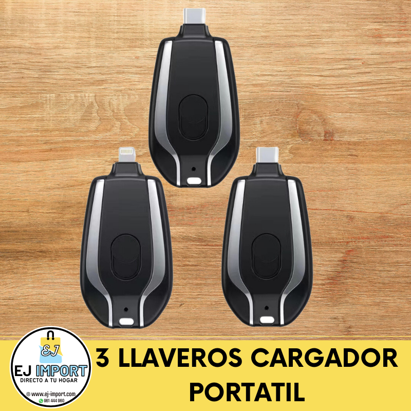 LLAVERO CARGADOR PORTATIL